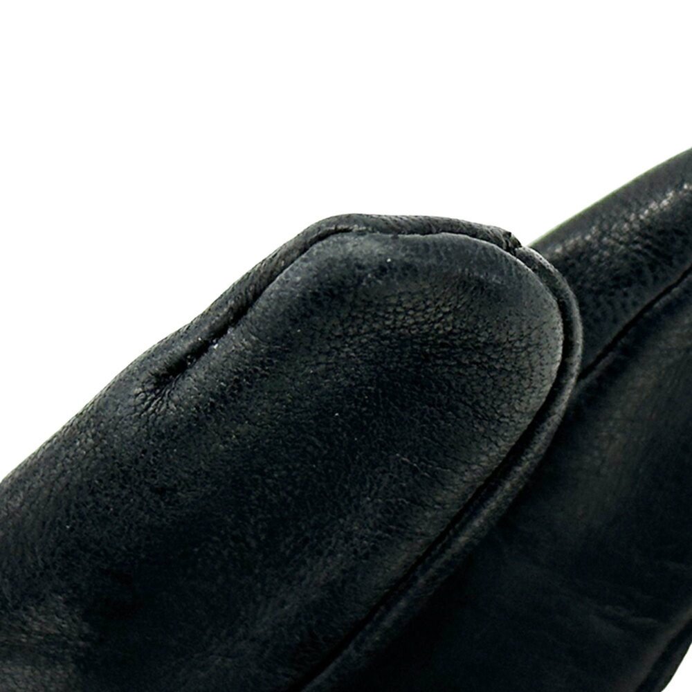 Hermes Hermès Kelly Gloves for Women, Leather, Silk, Mink, Black, Brown, Fur, - Picture 10 of 10